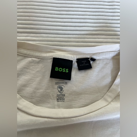 hugo boss t shirt Men’s Large Logo Cotton - Picture 5 of 11